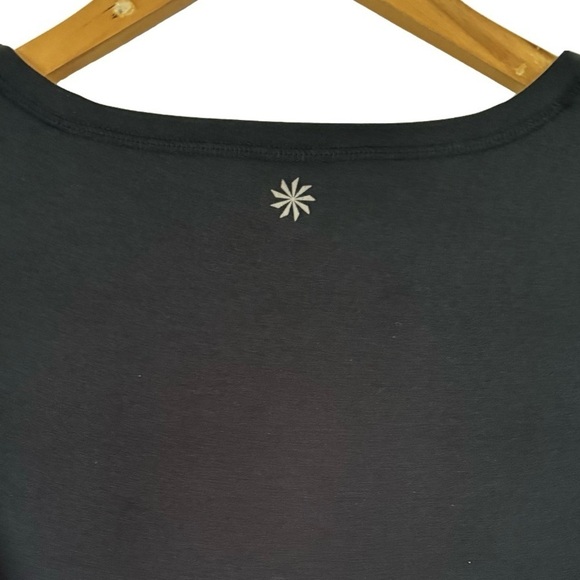 Athleta Hot When You’re Not scba knt flce drss w 2 frnt zp pckts & bnd hm SZ MP - Picture 9 of 11